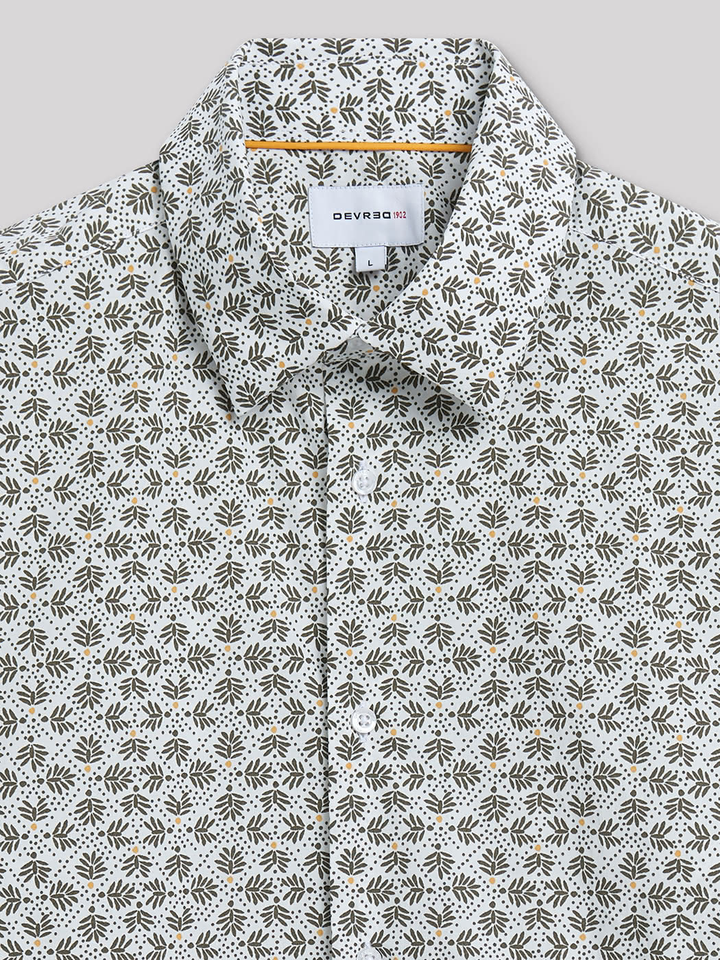 Chemise slim en coton imprimée - DEVRED 1902