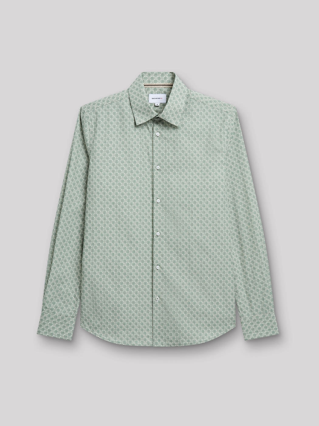 Chemise slim en coton imprimée - DEVRED 1902