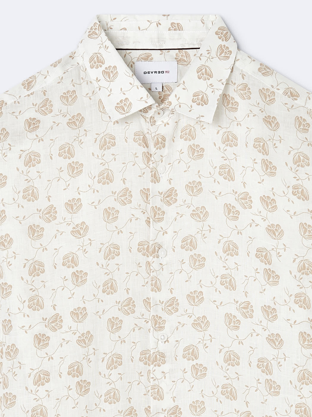 Chemise slim fleurie - DEVRED 1902
