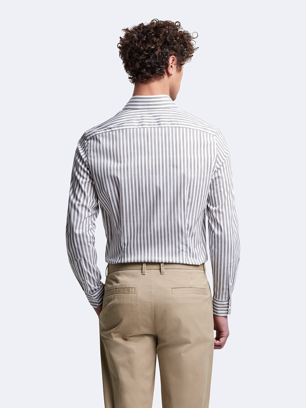 Chemise stretch rayée en coton - DEVRED 1902