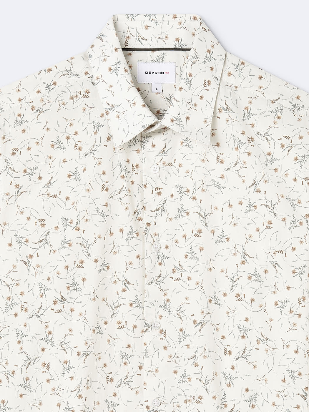 Chemise fleurie 100% coton - DEVRED 1902