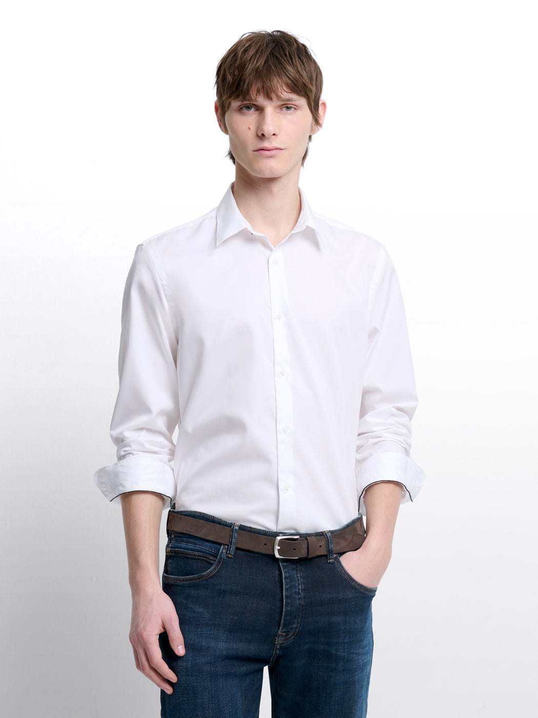Chemise slim repassage facile - DEVRED 1902