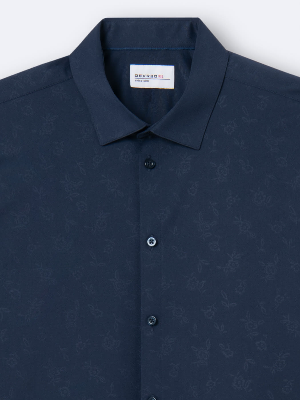 Chemise infroissable fleurie - DEVRED 1902