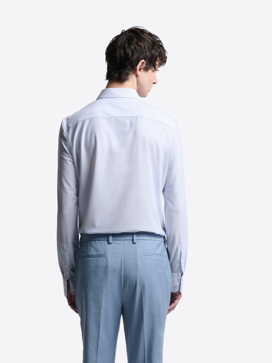 Chemise extraslim tissu traveler rayée - DEVRED 1902