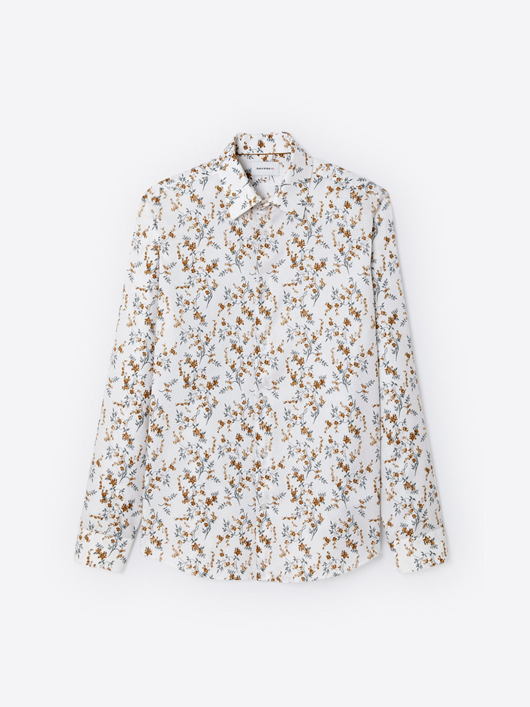 Chemise double retors fleurie 100% coton - DEVRED 1902
