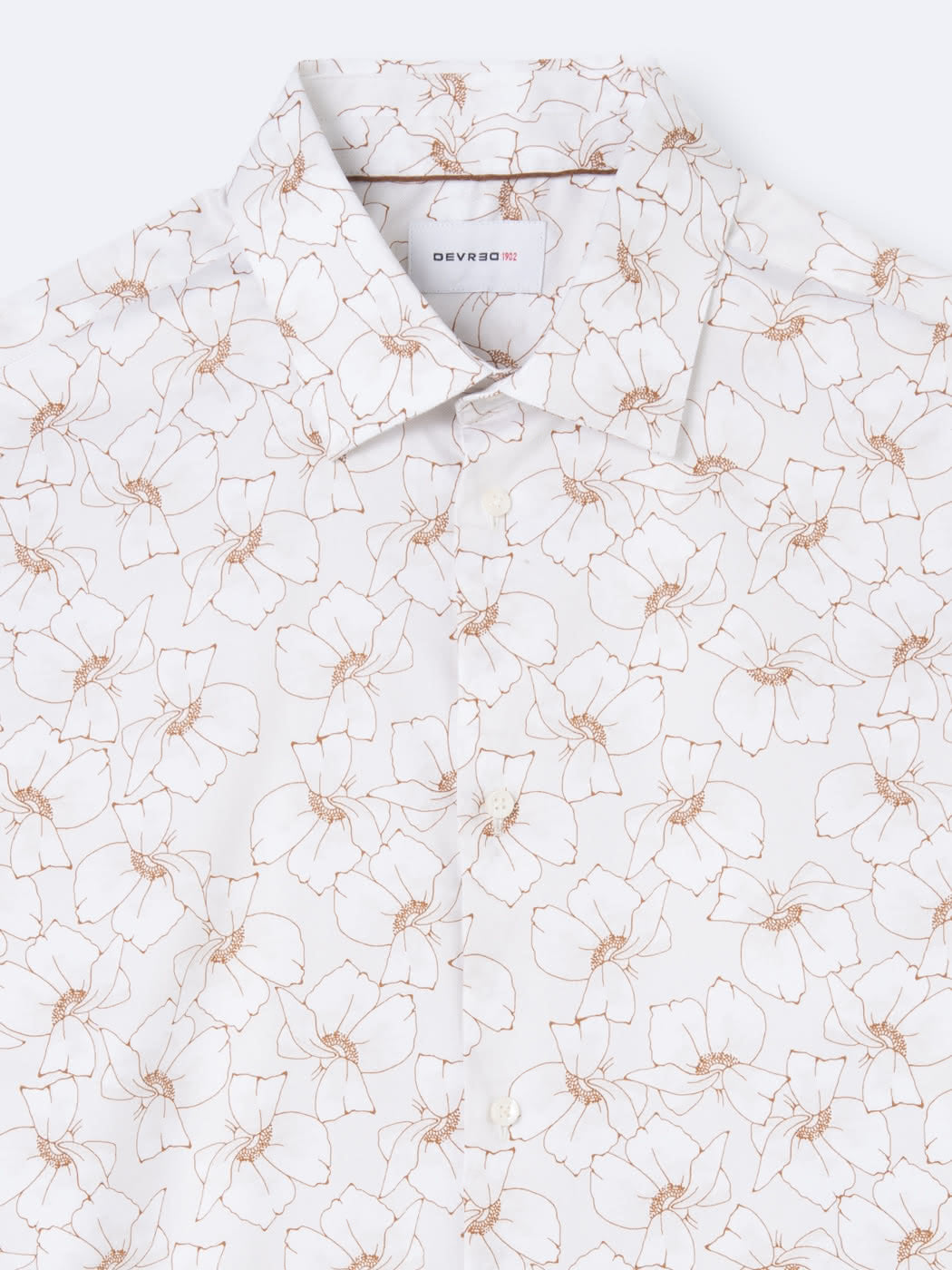 Chemise fleurie 100% coton - DEVRED 1902