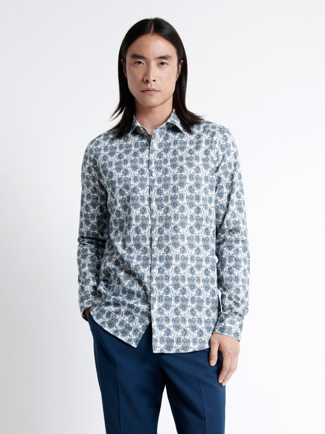 Chemise fleurie 100% coton - DEVRED 1902