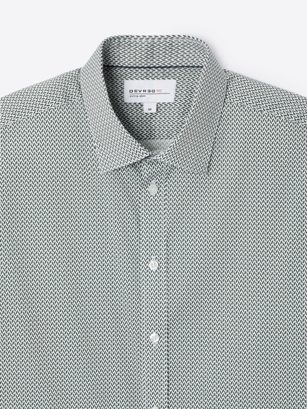 Chemise stretch fantaisie en coton - DEVRED 1902