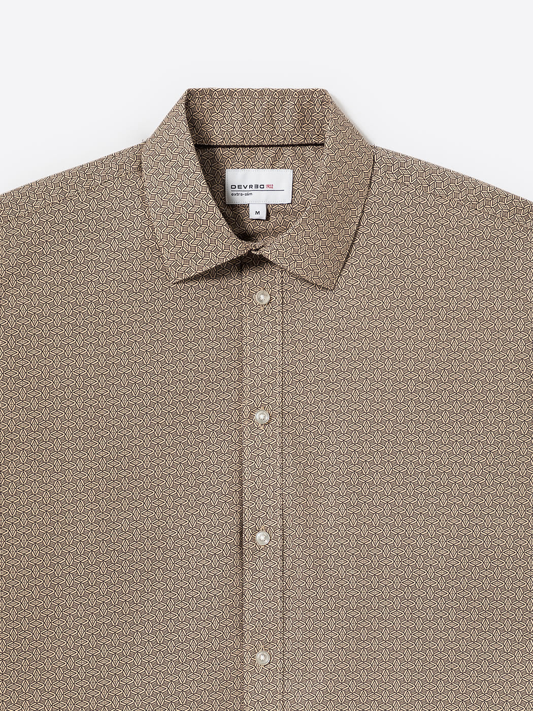 Chemise stretch fantaisie en coton - DEVRED 1902