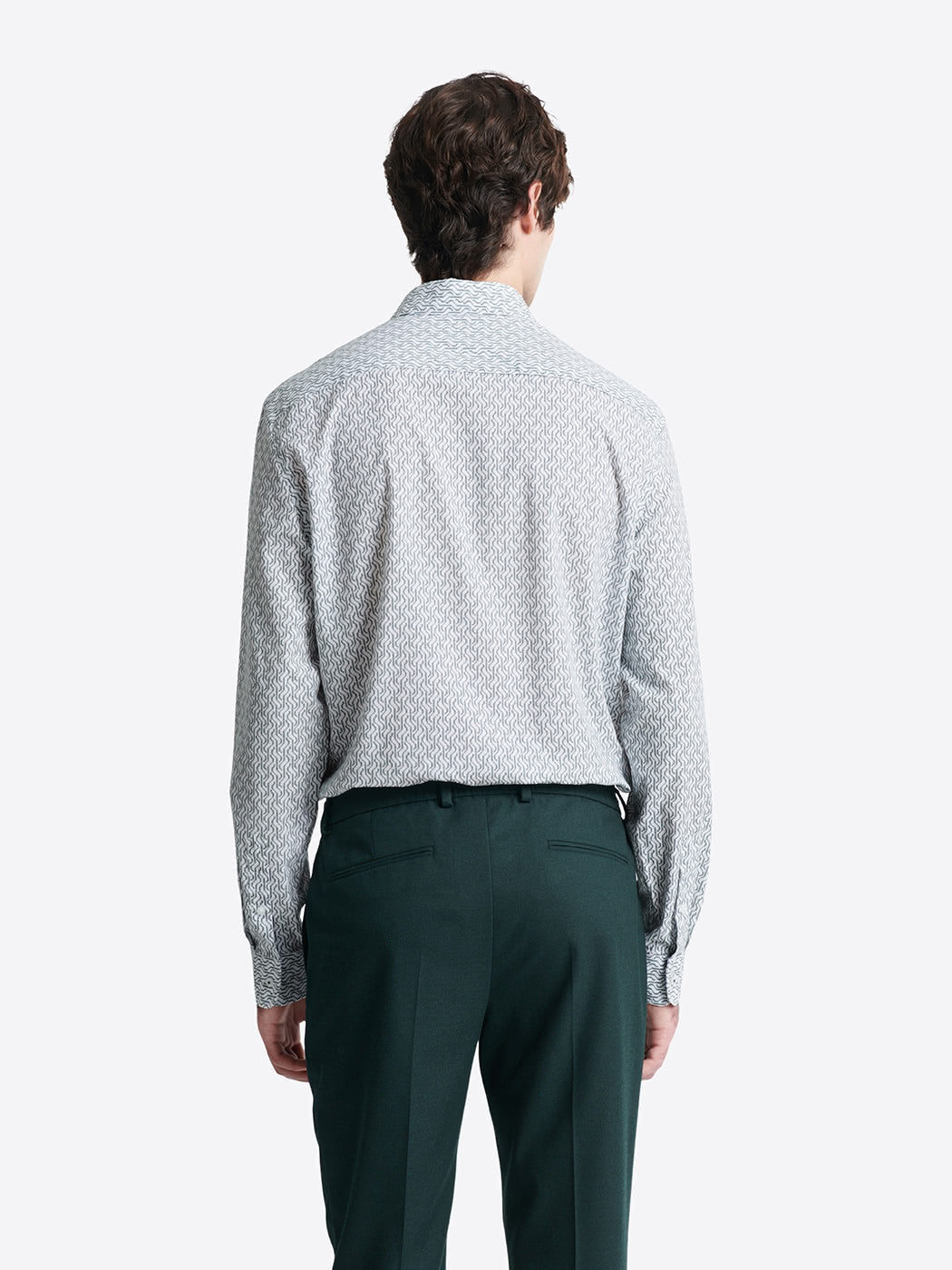 Chemise slim à motif - DEVRED 1902