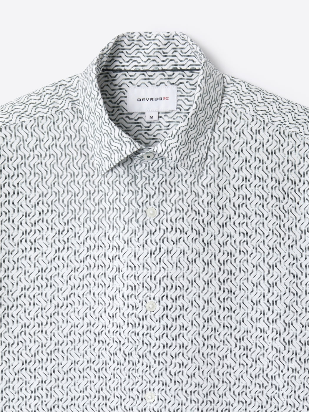 Chemise slim à motif - DEVRED 1902