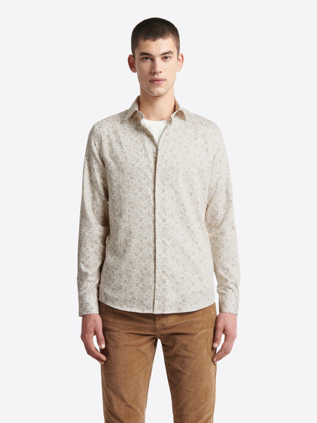 Chemise fleurie 100% coton - DEVRED 1902