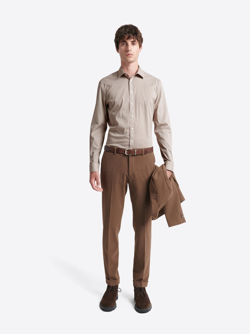 Chemise stretch fantisie 100% coton - DEVRED 1902