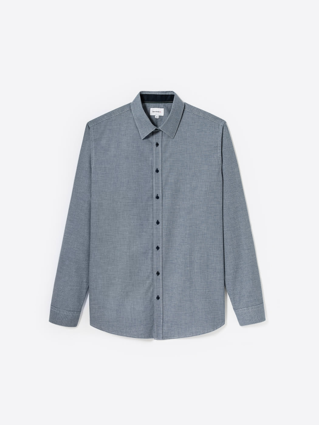 Chemise faux uni 100% coton - DEVRED 1902