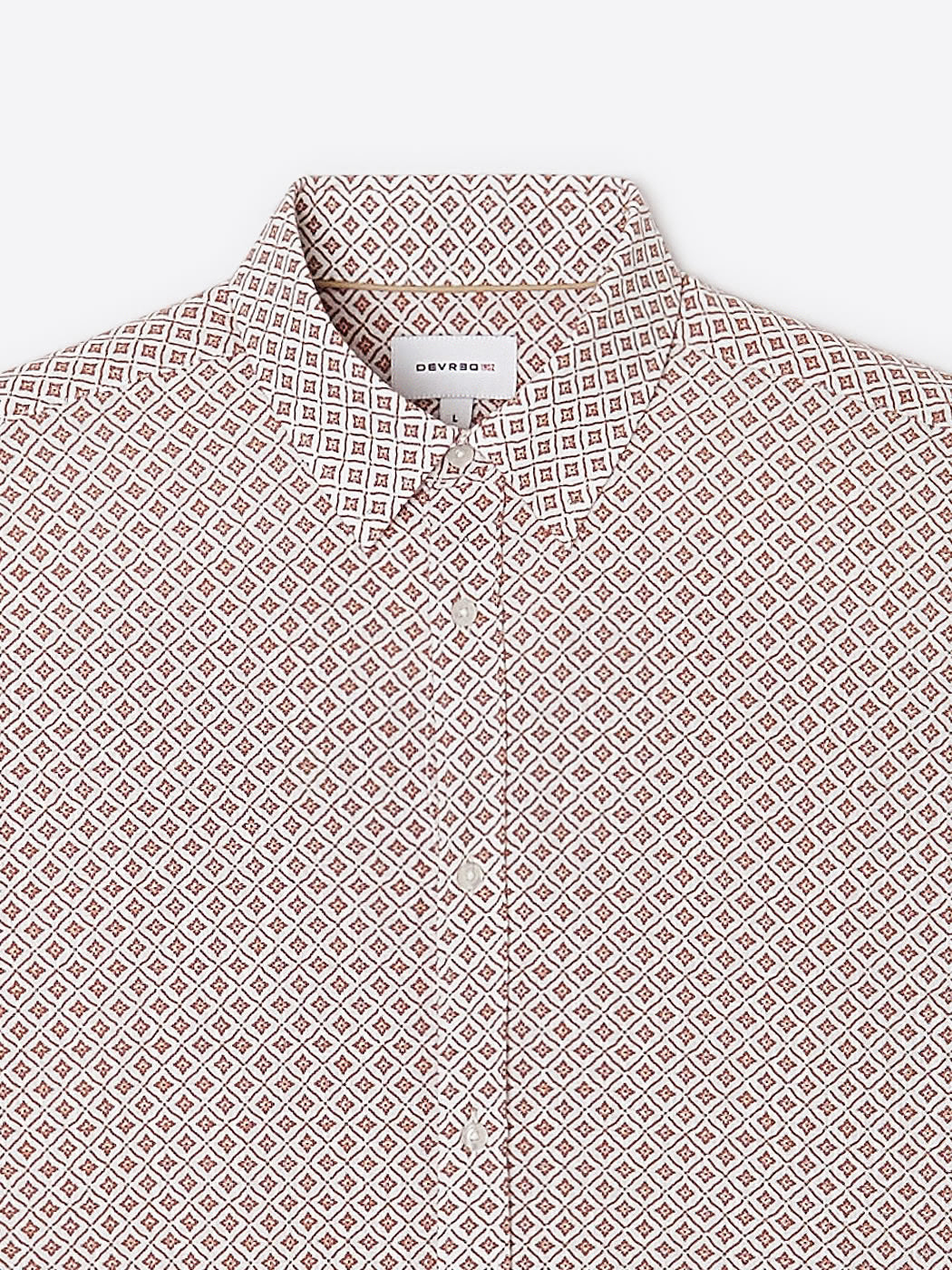 Chemise à motif en coton - DEVRED 1902