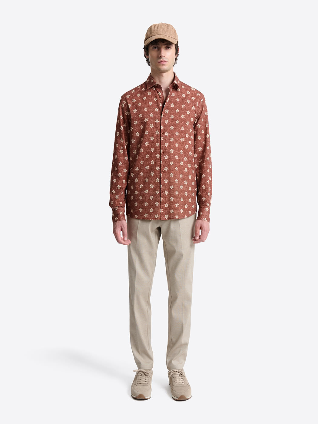 Chemise fleurie en coton - DEVRED 1902