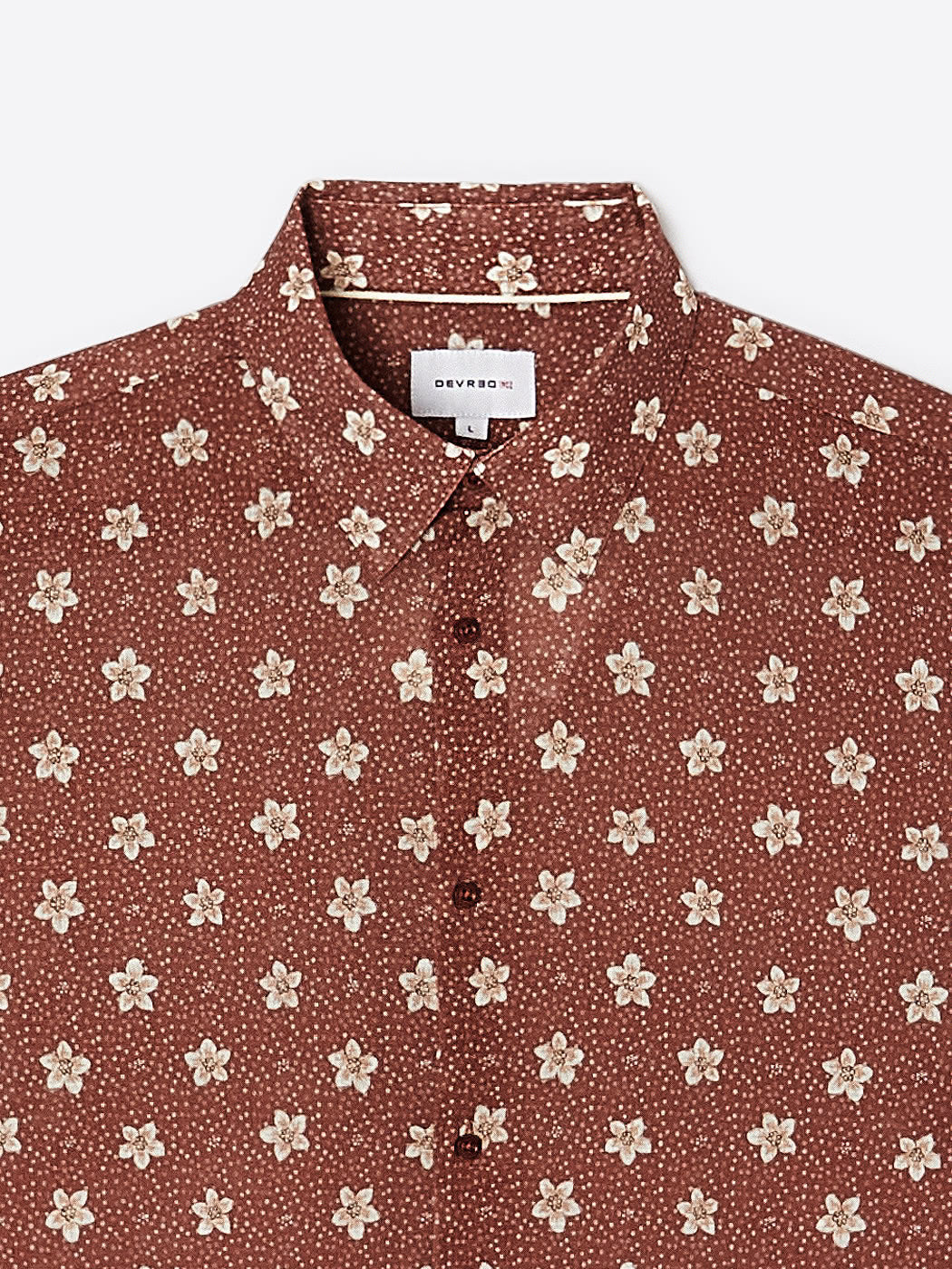 Chemise fleurie en coton - DEVRED 1902