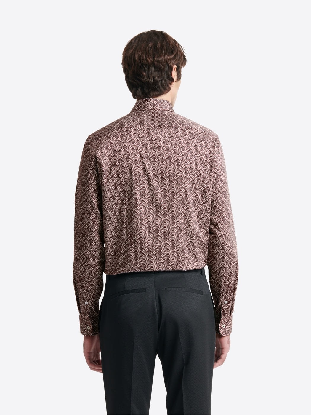 Chemise slim fantaisie en coton - DEVRED 1902