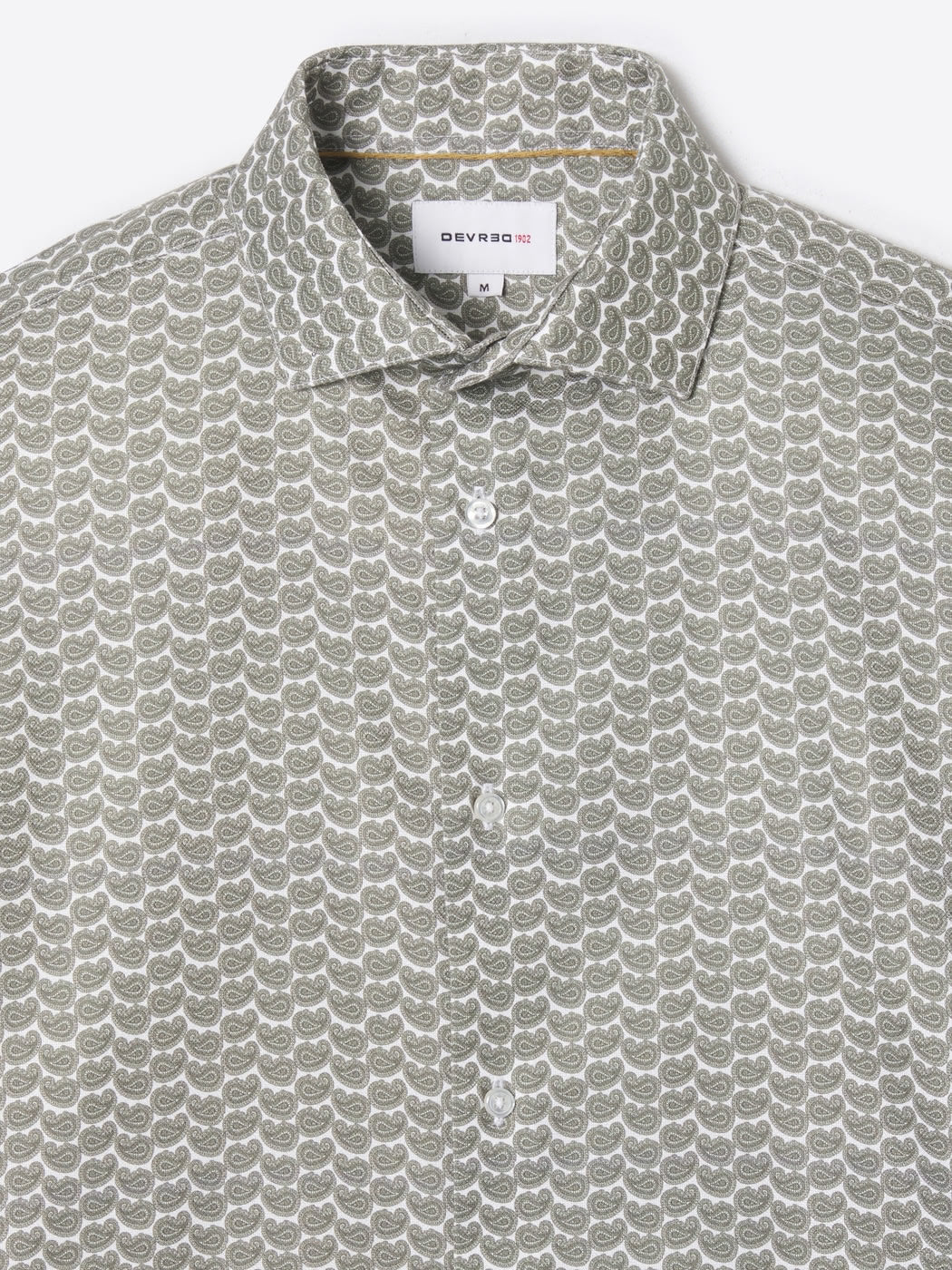 Chemise slim double retors à motif - DEVRED 1902