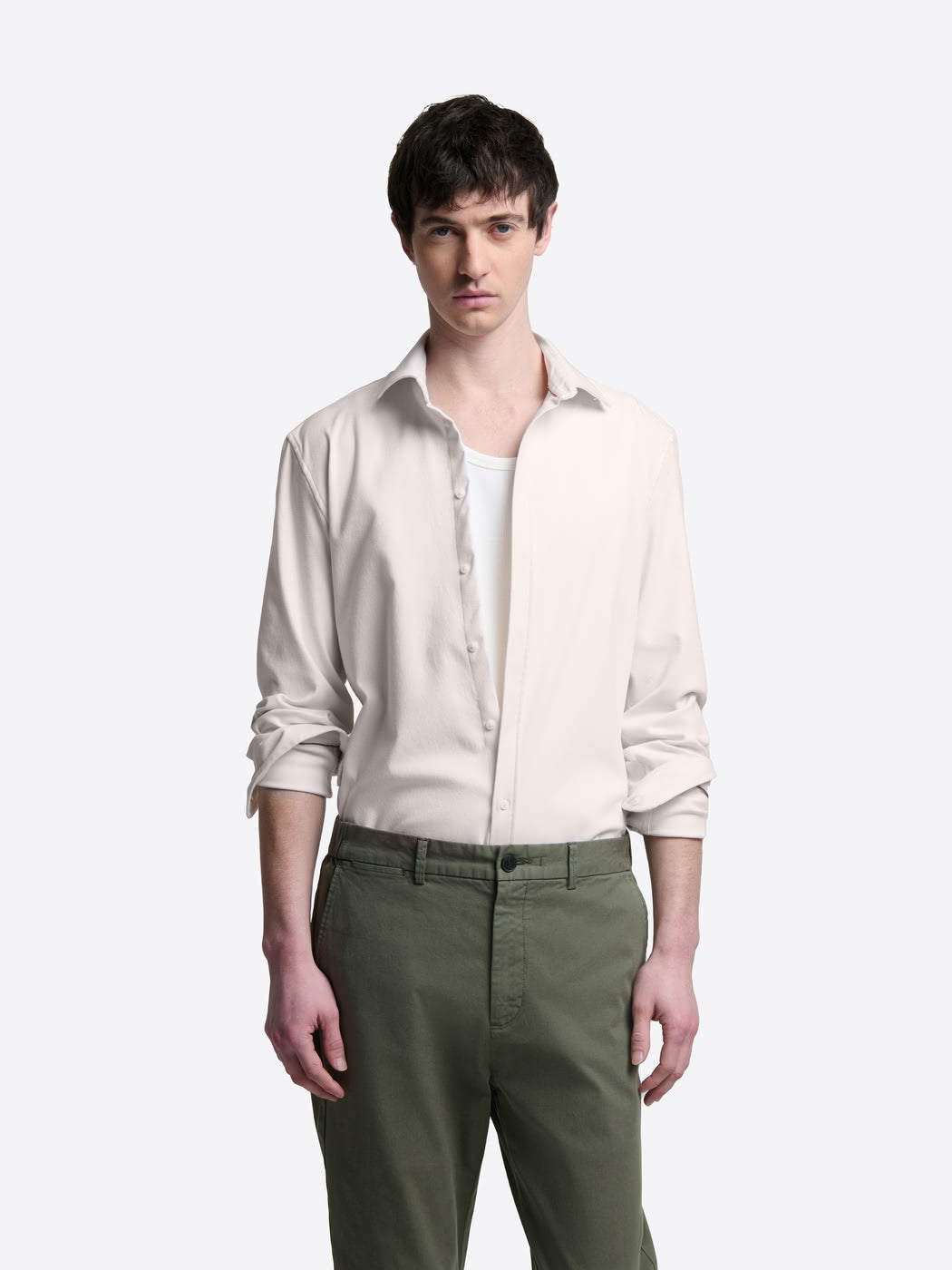 Chemise extraslim stretch unie - DEVRED 1902