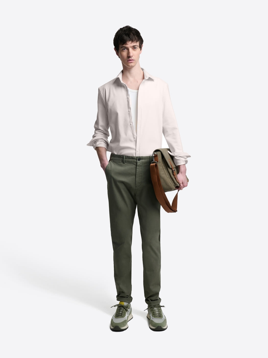 Chemise extraslim stretch unie - DEVRED 1902