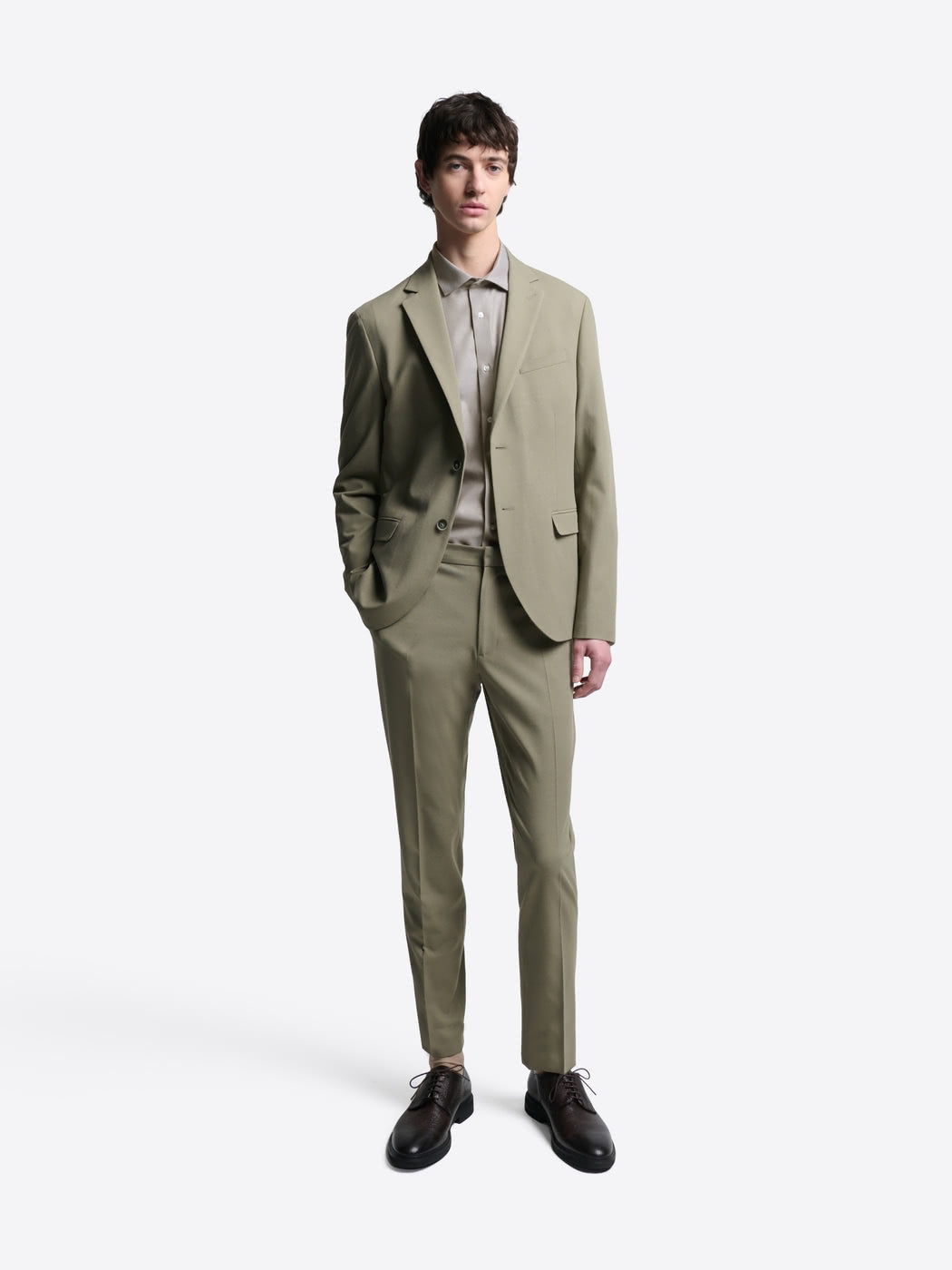 Chemise slim double retors unie - DEVRED 1902