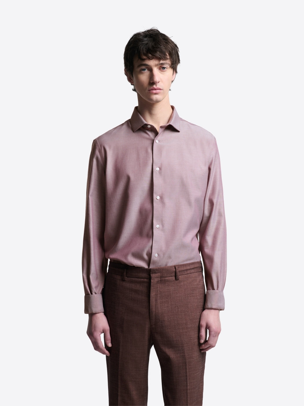 Chemise slim double retors unie - DEVRED 1902