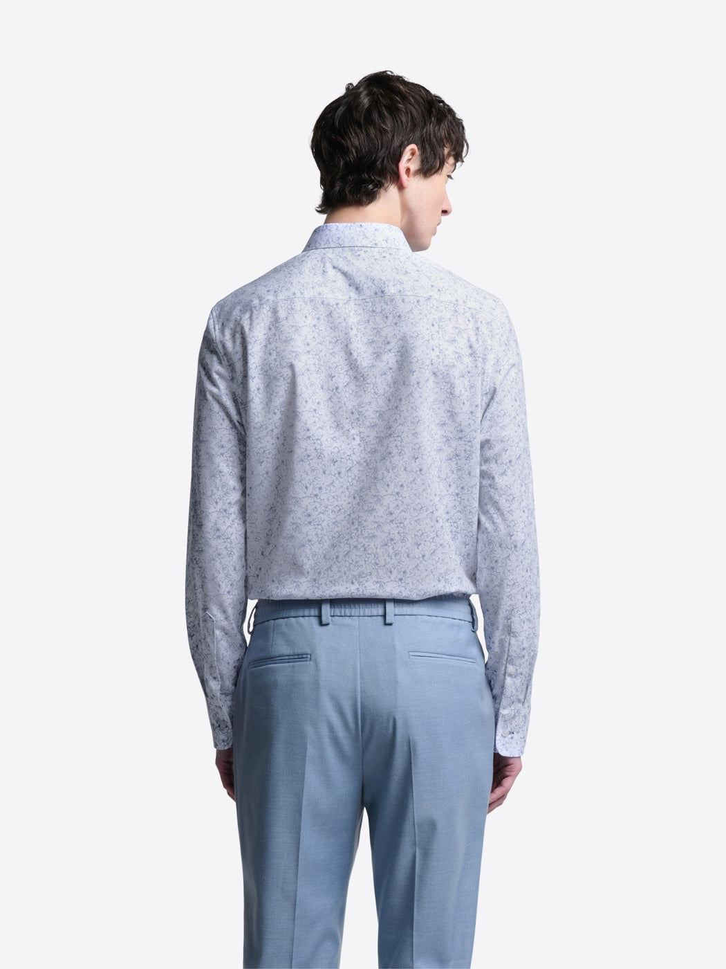 Chemise extraslim tissu traveler à motif - DEVRED 1902
