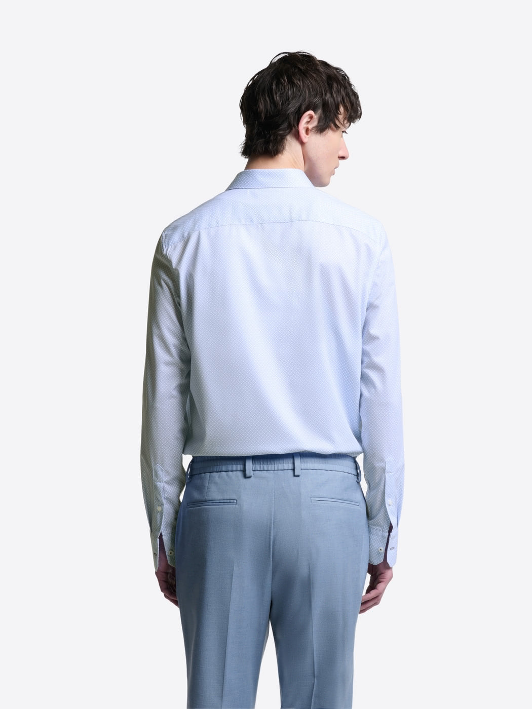 Chemise extraslim tissu traveler à motif - DEVRED 1902