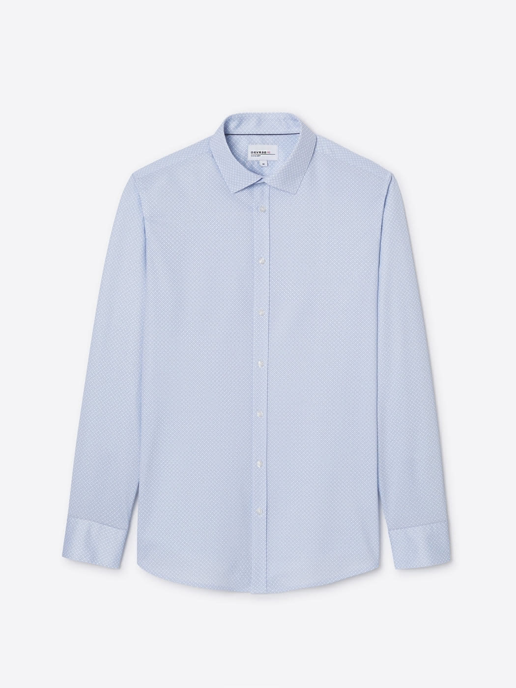 Chemise extraslim tissu traveler à motif - DEVRED 1902