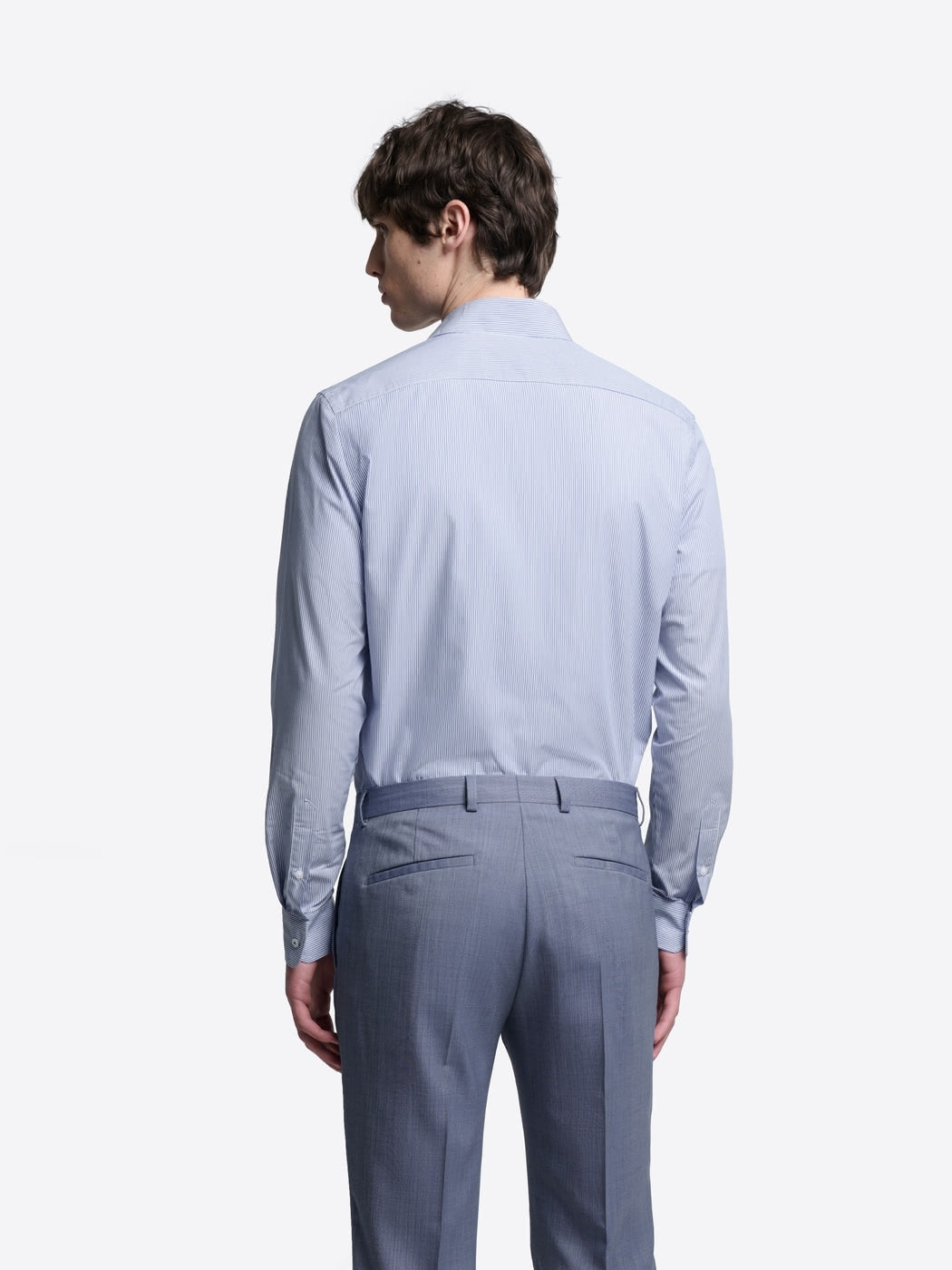 Chemise slim rayée en coton - DEVRED 1902