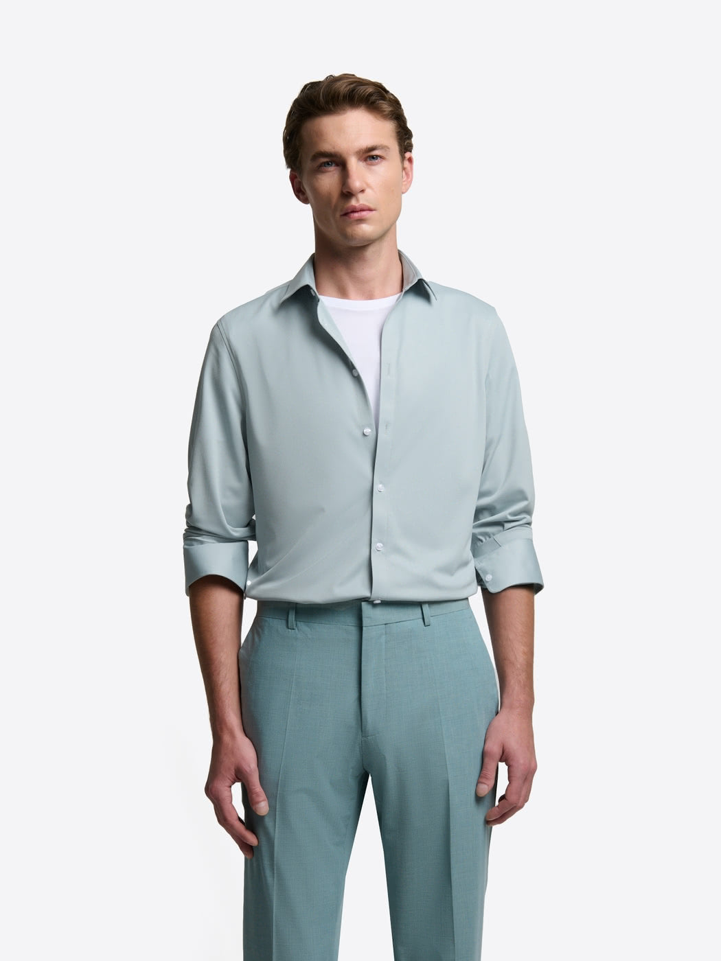 Chemise extraslim en tissu traveler - DEVRED 1902