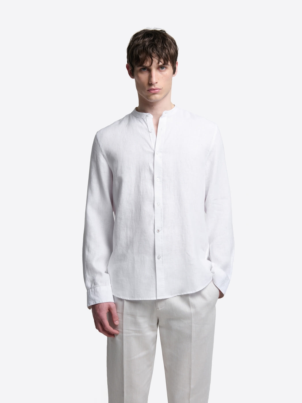 Chemise slim en lin - DEVRED 1902