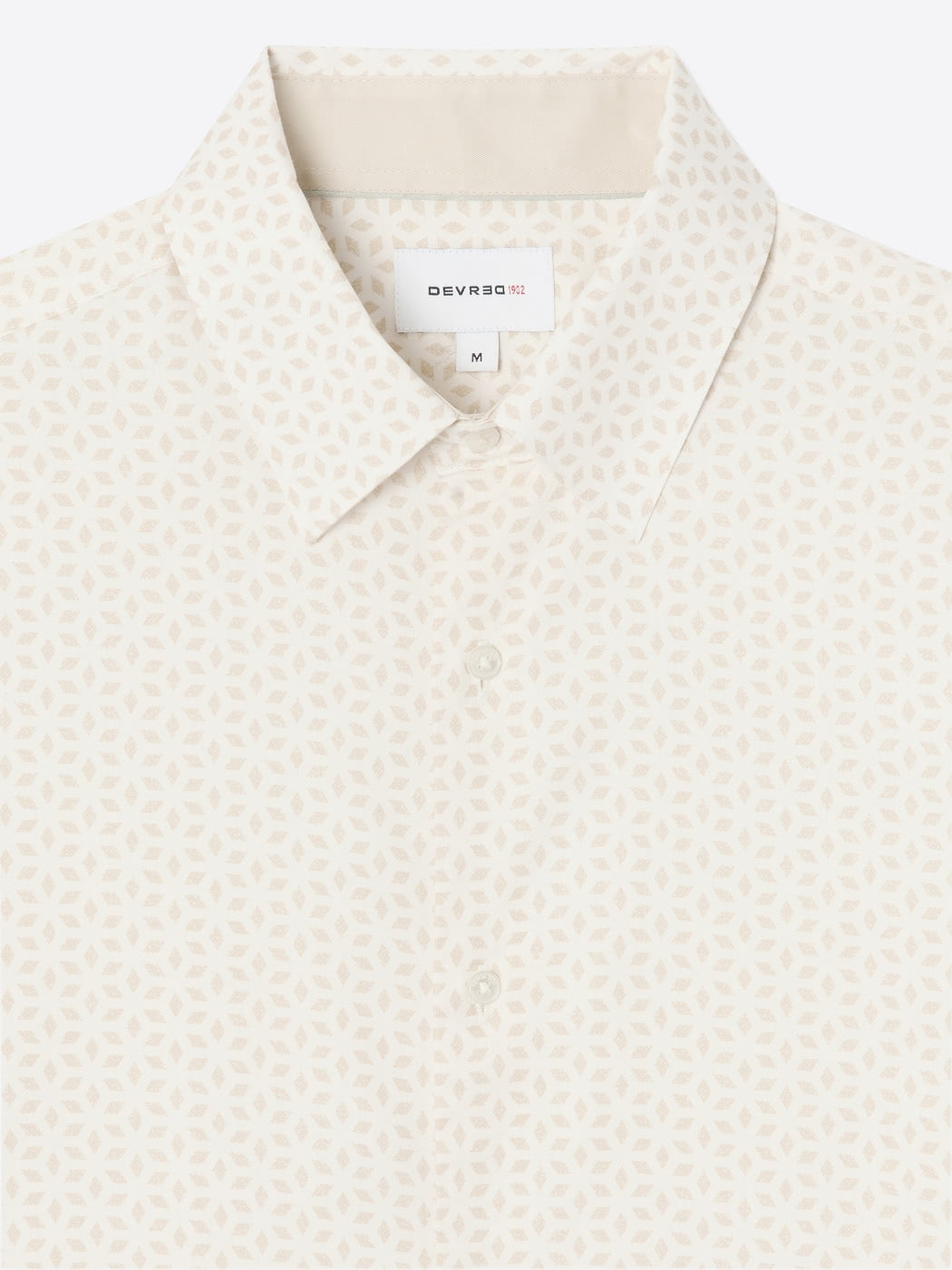 Chemise slim à motif en coton modal - DEVRED 1902