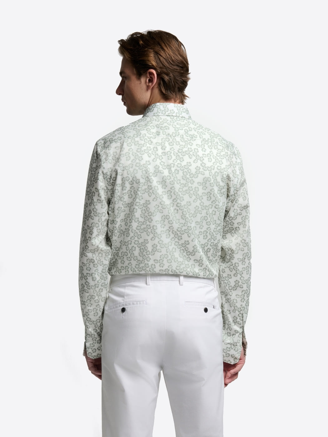 Chemise slim fleurie en coton - DEVRED 1902