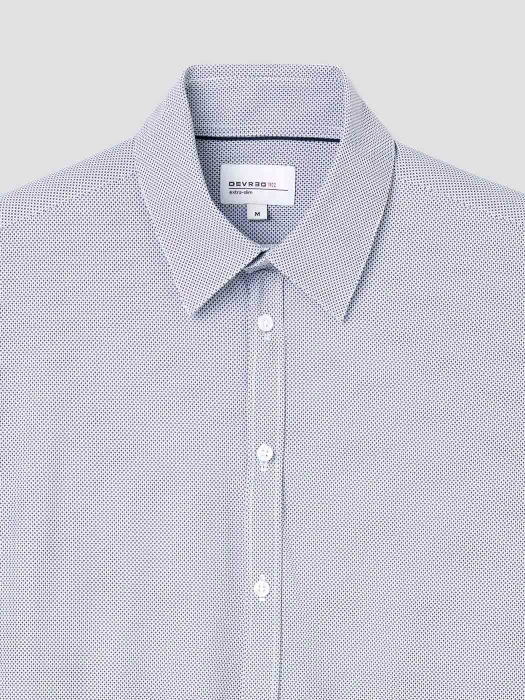 Chemise extraslim stretch à motif - DEVRED 1902