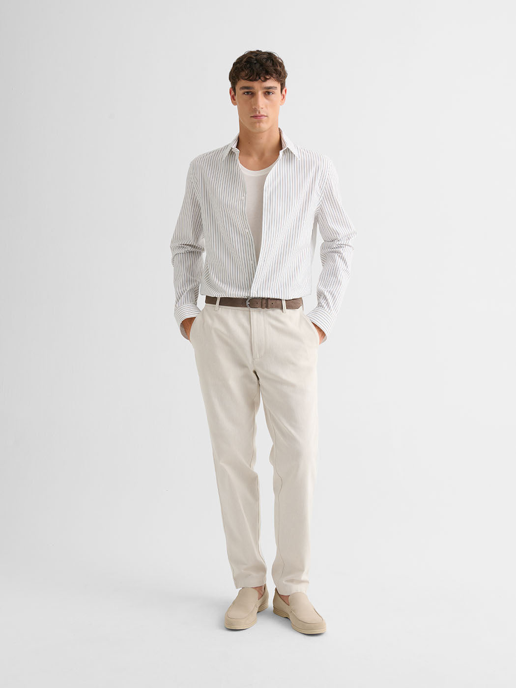 Chemise slim rayée - DEVRED 1902