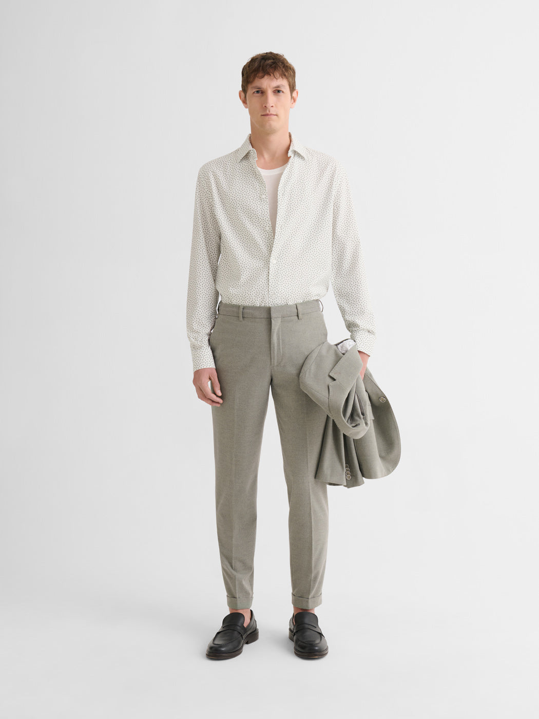 Chemise slim à motif - DEVRED 1902