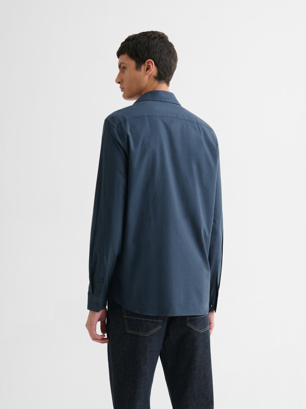 Chemise slim en coton laine - DEVRED 1902