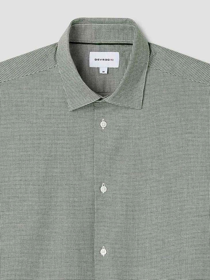 Chemise slim en coton à carreaux - DEVRED 1902