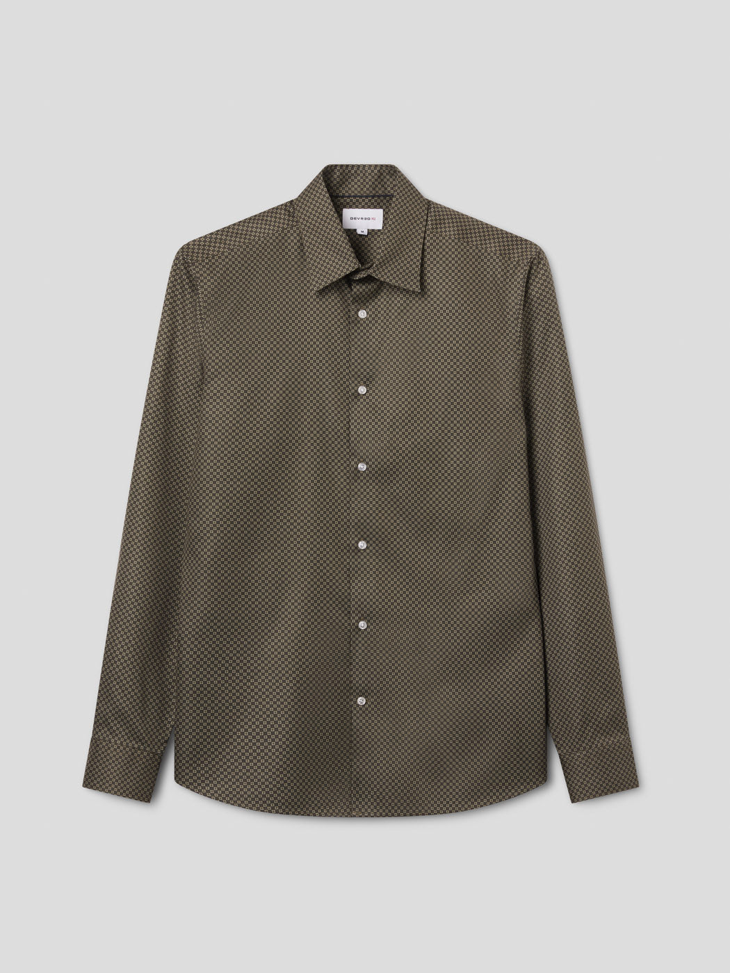 Chemise slim sans repassage à motif - DEVRED 1902
