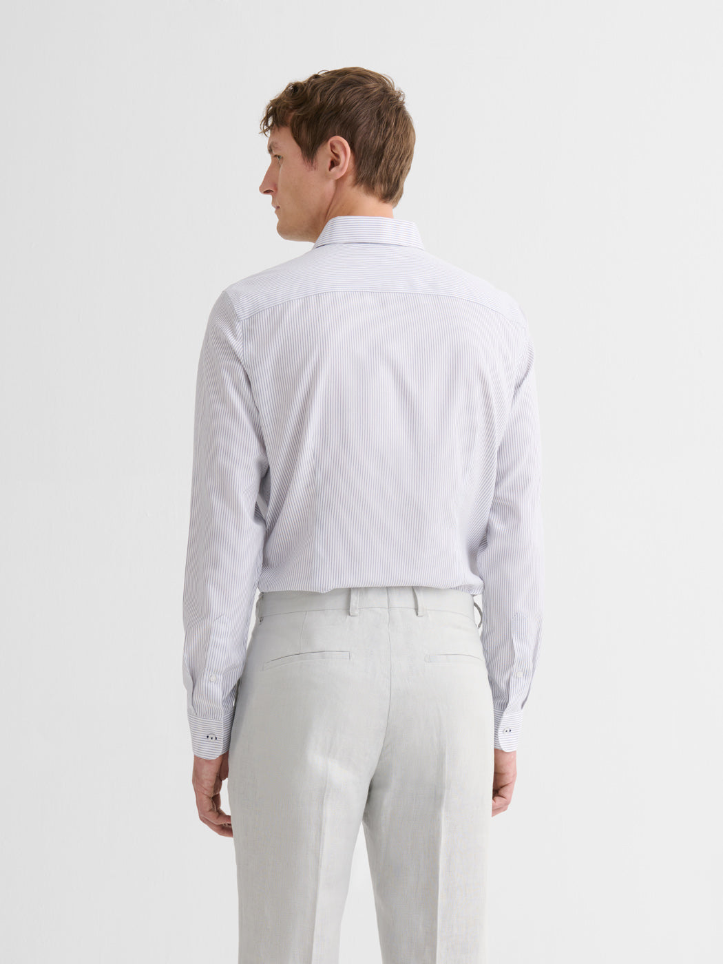 Chemise slim sans repassage rayée - DEVRED 1902