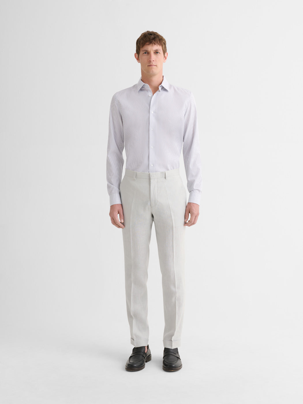 Chemise slim sans repassage rayée - DEVRED 1902