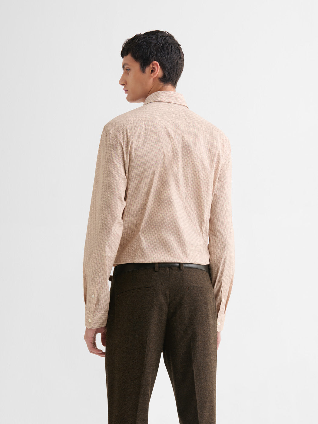 Chemise extraslim stretch à motif - DEVRED 1902