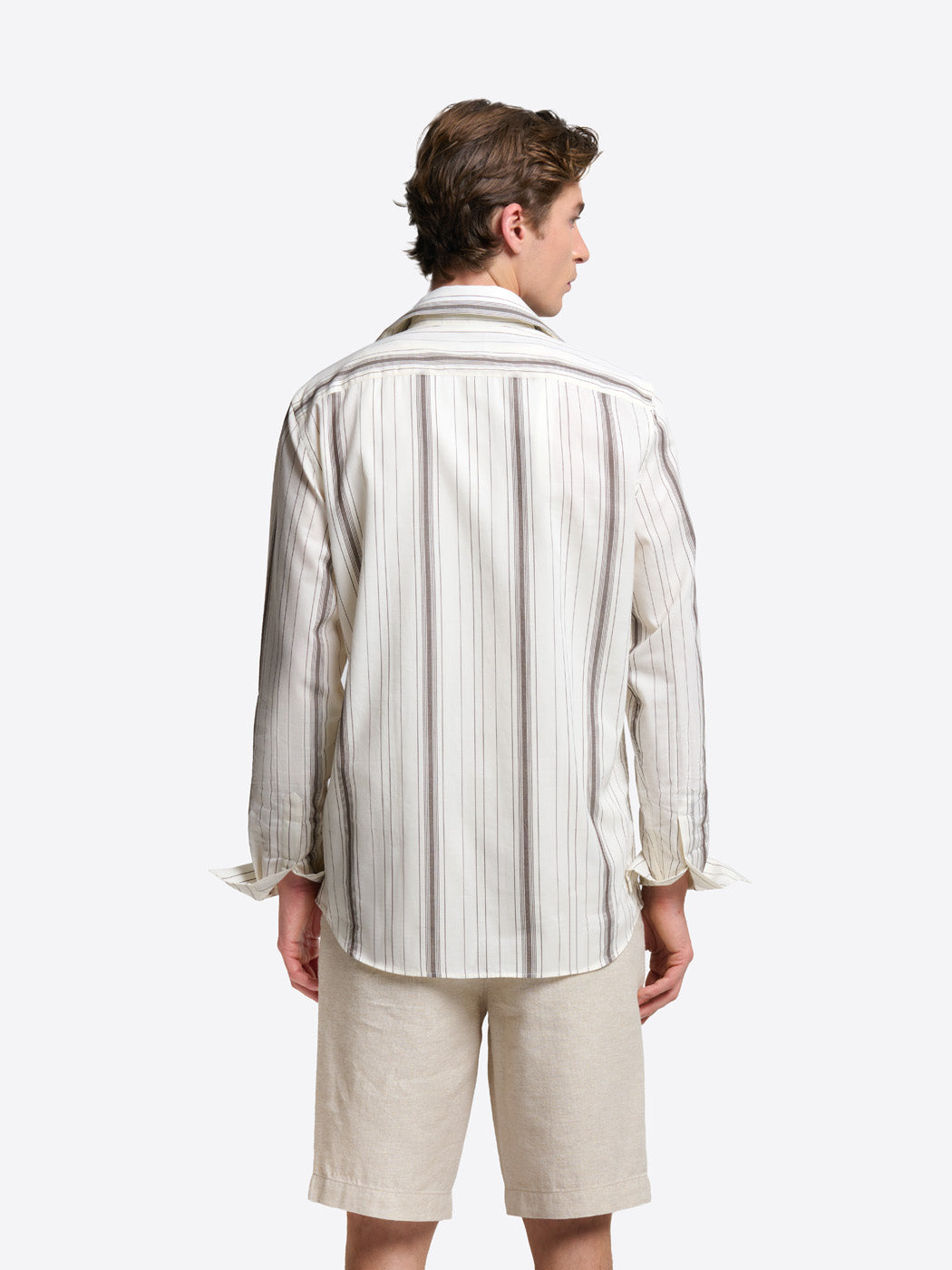 Chemise slim rayée en coton - DEVRED 1902