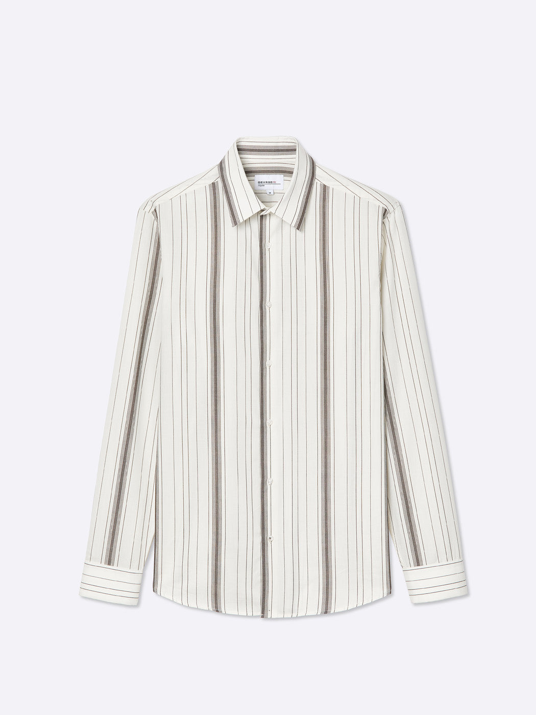 Chemise slim rayée en coton - DEVRED 1902