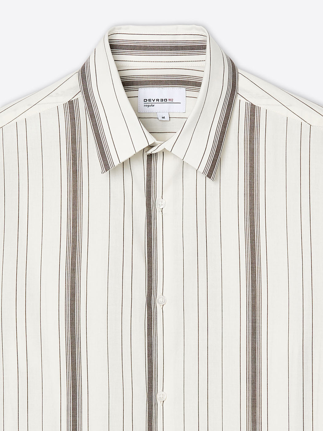 Chemise slim rayée en coton - DEVRED 1902