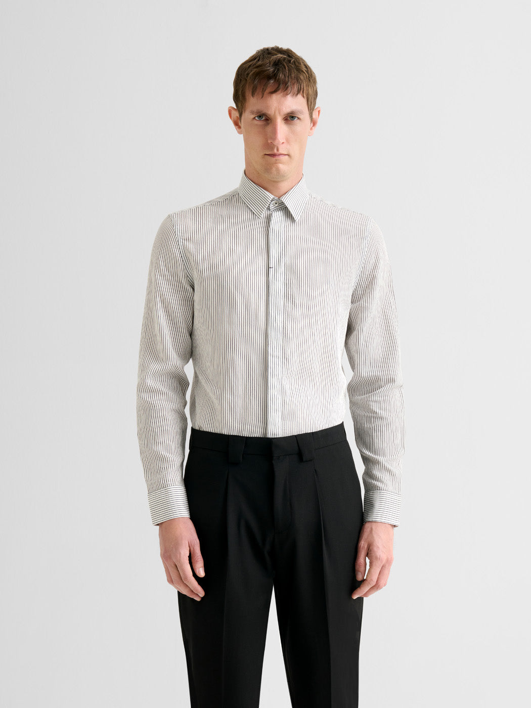 Chemise slim rayée - DEVRED 1902