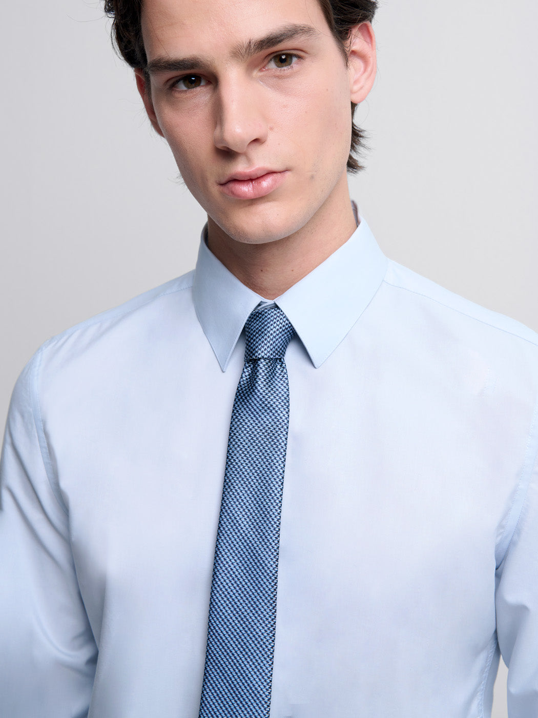Chemise slim en coton double retors - DEVRED 1902