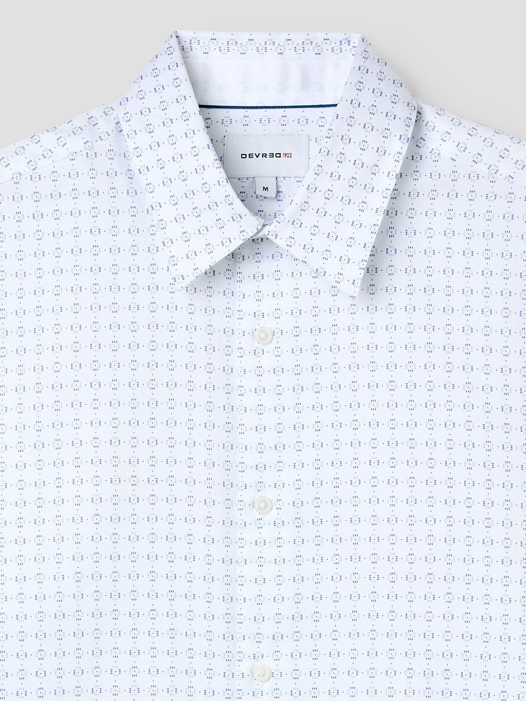 Chemise slim en coton à motifs - DEVRED 1902